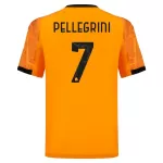 Günstige AS Rom Pellegrini 7 Herrentrikot Auswärts 2025/26 Kurzarm