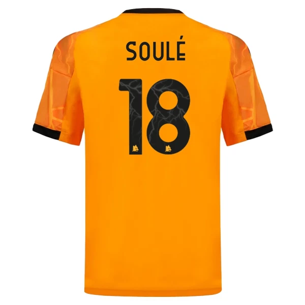 Günstige AS Rom Soule 18 Herrentrikot Auswärts 2025/26 Kurzarm Günstige AS Rom Soule 18 Herrentrikot Auswärts 2025/26 Kurzarm