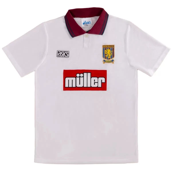 Günstige Aston Villa 1994-95 Herrentrikot Heim Retro Kurzarm Günstige Aston Villa 1994-95 Herrentrikot Heim Retro Kurzarm