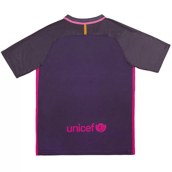 Günstige Barcelona 2016-17 Herrentrikot Auswärts Retro Kurzarm