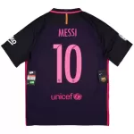 Günstige Barcelona Messi 10 2016-17 Herrentrikot Auswärts Retro Kurzarm