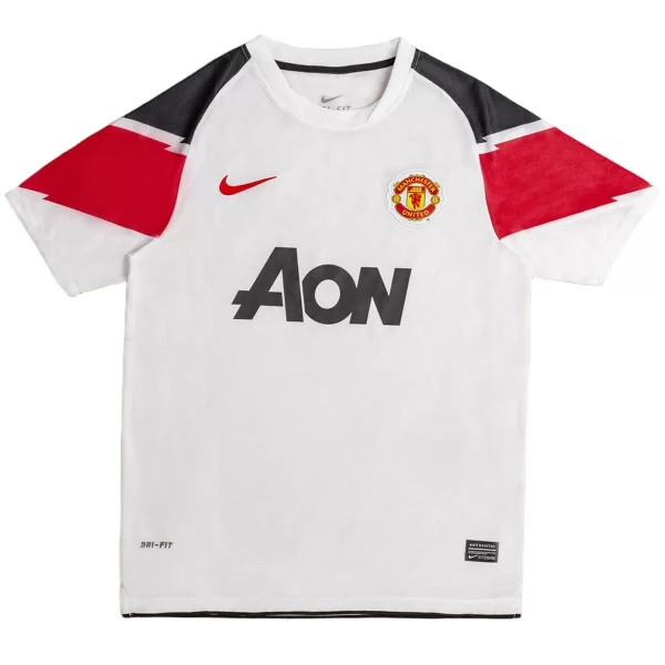 Günstige Manchester United 2010-11 Herrentrikot Auswärts Retro Kurzarm Günstige Manchester United 2010-11 Herrentrikot Auswärts Retro Kurzarm