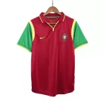 Günstige Portugal Herrentrikot Heim Retro 1998 Kurzarm