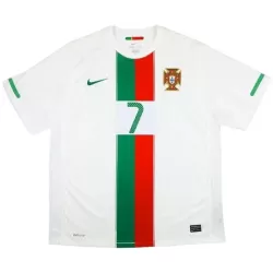 Günstige Portugal Ronaldo 7 2010 Herrentrikot Auswärts Retro Kurzarm