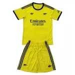 Günstige Arsenal Torwart Kindertrikot 2025/26 Kurzarm Gelbe