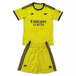 Günstige Arsenal Torwart Kindertrikot 2025/26 Kurzarm Gelbe Günstige Arsenal Torwart Kindertrikot 2025/26 Kurzarm Gelbe