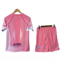 Günstige Barcelona Kindertrikot 2025/26 Kurzarm Rosa - Speziell