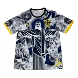 Günstige Brasilien Herrentrikot 2025 Kurzarm Schwarze - Speziell Günstige Brasilien Herrentrikot 2025 Kurzarm Schwarze - Speziell