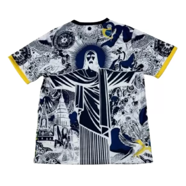 Günstige Brasilien Herrentrikot 2025 Kurzarm Schwarze - Speziell