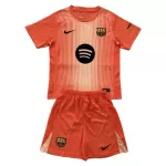 Günstige FC Barcelona Torwart Kindertrikot 2025/26 Kurzarm Orange