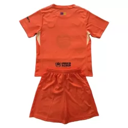 Günstige FC Barcelona Torwart Kindertrikot 2025/26 Kurzarm Orange