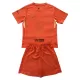 Günstige FC Barcelona Torwart Kindertrikot 2025/26 Kurzarm Orange