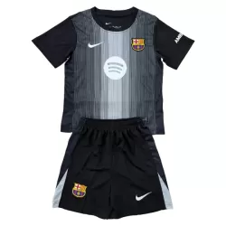 Günstige FC Barcelona Torwart Kindertrikot 2025/26 Kurzarm Schwarze Günstige FC Barcelona Torwart Kindertrikot 2025/26 Kurzarm Schwarze