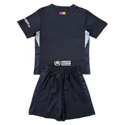 Günstige FC Barcelona Torwart Kindertrikot 2025/26 Kurzarm Schwarze