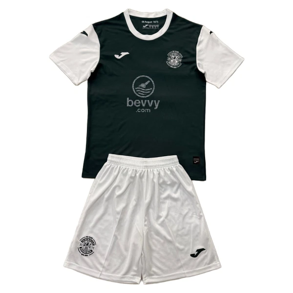 Günstige Hibernian Kindertrikot Heim 2025/26 Kurzarm