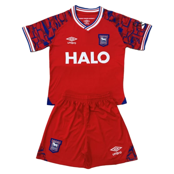 Günstige Ipswich Town Kindertrikot Auswärts 2025/26 Kurzarm Günstige Ipswich Town Kindertrikot Auswärts 2025/26 Kurzarm