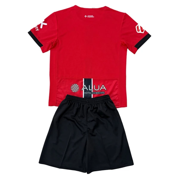 Günstige RCD Mallorca Kindertrikot Heim 2025/26 Kurzarm