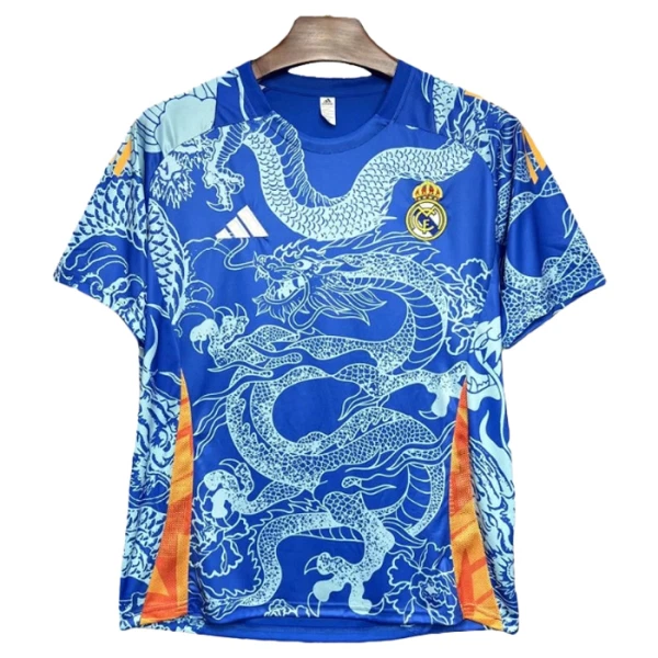 Günstige Real Madrid Dragon Herrentrikot 2025/26 Kurzarm Blaue - Speziell Günstige Real Madrid Dragon Herrentrikot 2025/26 Kurzarm Blaue - Speziell