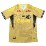 Günstige Santos FC Dragon Herrentrikot 2025/26 Kurzarm Gelbe
