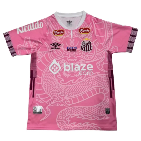 Günstige Santos FC Dragon Herrentrikot 2025/26 Kurzarm Rosa Günstige Santos FC Dragon Herrentrikot 2025/26 Kurzarm Rosa