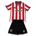 Günstige Sheffield United Kindertrikot Heim 2025/26 Kurzarm