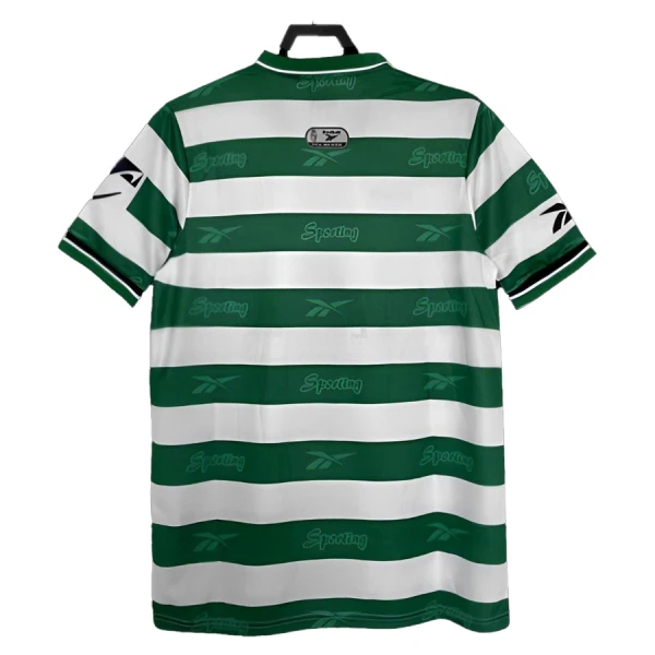 Günstige Sporting Lissabon 1999-2000 Herrentrikot Heim Kurzarm