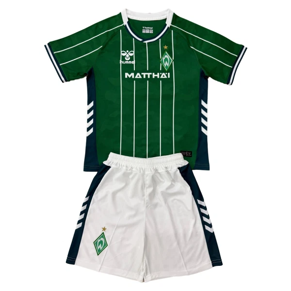 Günstige Werder Bremen Kindertrikot Heim 2025/26 Kurzarm Günstige Werder Bremen Kindertrikot Heim 2025/26 Kurzarm