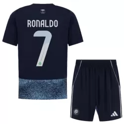 Günstige Al Nassr Ronaldo 7 Kindertrikot Auswärts 2025/26 Kurzarm Günstige Al Nassr Ronaldo 7 Kindertrikot Auswärts 2025/26 Kurzarm