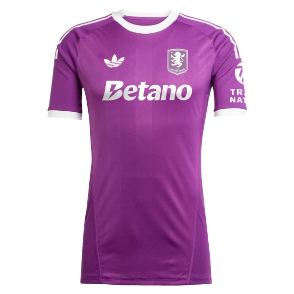 Günstige Aston Villa Torwart Herrentrikot 2025/26 Kurzarm Lila Günstige Aston Villa Torwart Herrentrikot 2025/26 Kurzarm Lila