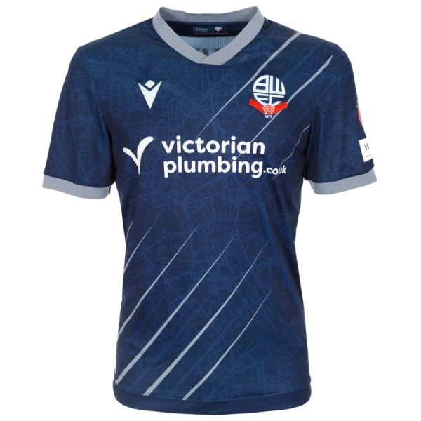 Günstige Bolton Wanderers Herrentrikot Auswärts 2025/26 Kurzarm Günstige Bolton Wanderers Herrentrikot Auswärts 2025/26 Kurzarm