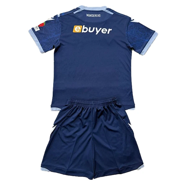 Günstige Bolton Wanderers Kindertrikot Auswärts 2025/26 Kurzarm