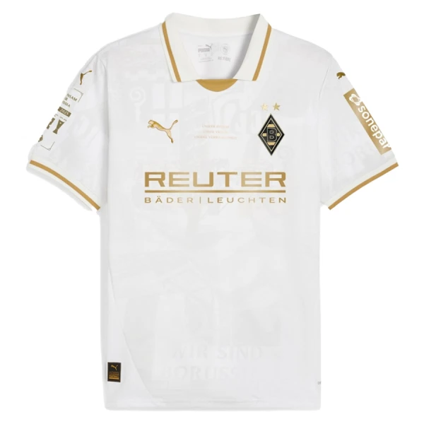 Günstige Borussia Mönchengladbach Herrentrikot Jubiläum 2025/26 Kurzarm Günstige Borussia Mönchengladbach Herrentrikot Jubiläum 2025/26 Kurzarm