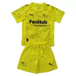 Günstige Derby County Torwart Kindertrikot 2025/26 Kurzarm Gelbe