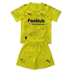 Günstige Derby County Torwart Kindertrikot 2025/26 Kurzarm Gelbe Günstige Derby County Torwart Kindertrikot 2025/26 Kurzarm Gelbe