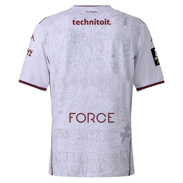 Günstige FC Metz Herrentrikot Auswärts 2025/26 Kurzarm