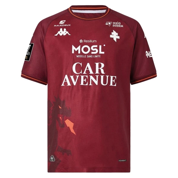 Günstige FC Metz Herrentrikot Heim 2025/26 Kurzarm Günstige FC Metz Herrentrikot Heim 2025/26 Kurzarm
