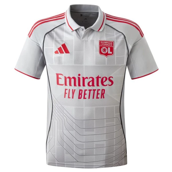 Günstige Olympique Lyon Kindertrikot Ausweich 2025/26 Kurzarm