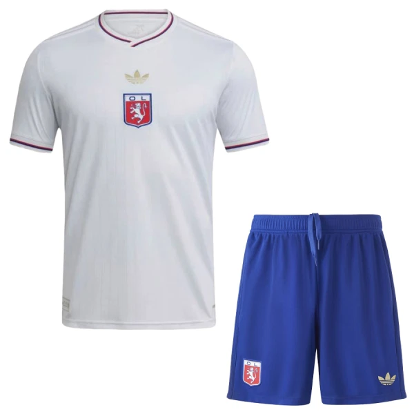 Günstige Olympique Lyon Kindertrikot Jubiläum 2025/26 Kurzarm Günstige Olympique Lyon Kindertrikot Jubiläum 2025/26 Kurzarm
