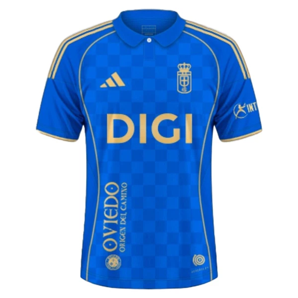 Günstige Real Oviedo Herrentrikot Heim 2025/26 Kurzarm Günstige Real Oviedo Herrentrikot Heim 2025/26 Kurzarm