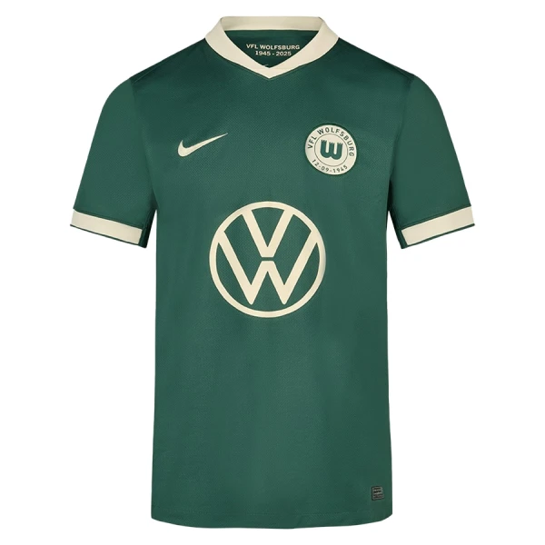 Günstige VfL Wolfsburg Herrentrikot Jubiläum 2025/26 Kurzarm Günstige VfL Wolfsburg Herrentrikot Jubiläum 2025/26 Kurzarm