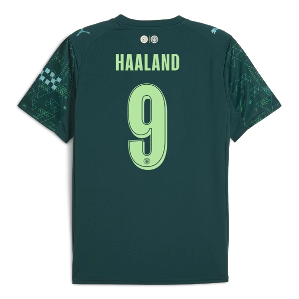 Günstige Manchester City Haaland 9 Herrentrikot Vierte EA Sport 2025/26 Kurzarm Günstige Manchester City Haaland 9 Herrentrikot Vierte EA Sport 2025/26 Kurzarm