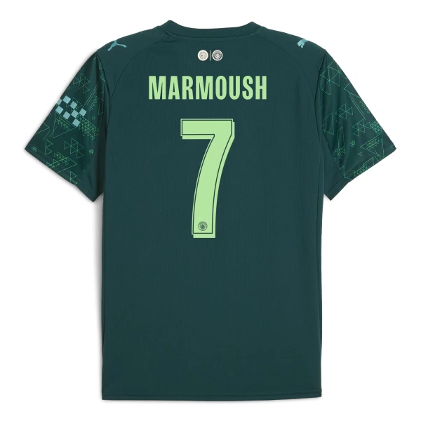 Günstige Manchester City Marmoush 7 Herrentrikot Vierte EA Sport 2025/26 Kurzarm Günstige Manchester City Marmoush 7 Herrentrikot Vierte EA Sport 2025/26 Kurzarm