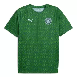 Günstige Manchester City Pre-Match Herrentrikot 2025/26 Kurzarm Grüne Günstige Manchester City Pre-Match Herrentrikot 2025/26 Kurzarm Grüne