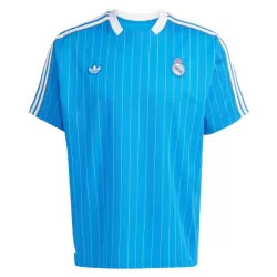 Günstige Real Madrid Terrace Icons Herrentrikot 2025/26 Kurzarm Blaue Günstige Real Madrid Terrace Icons Herrentrikot 2025/26 Kurzarm Blaue
