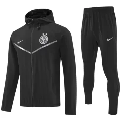 Inter Mailand Trainingsjacke mit Kapuze 2025/26 Schwarze Inter Mailand Trainingsjacke mit Kapuze 2025/26 Schwarze