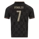 Günstige Portugal Black Panther Ronaldo 7 Herrentrikot 2025/26 Kurzarm - Speziell