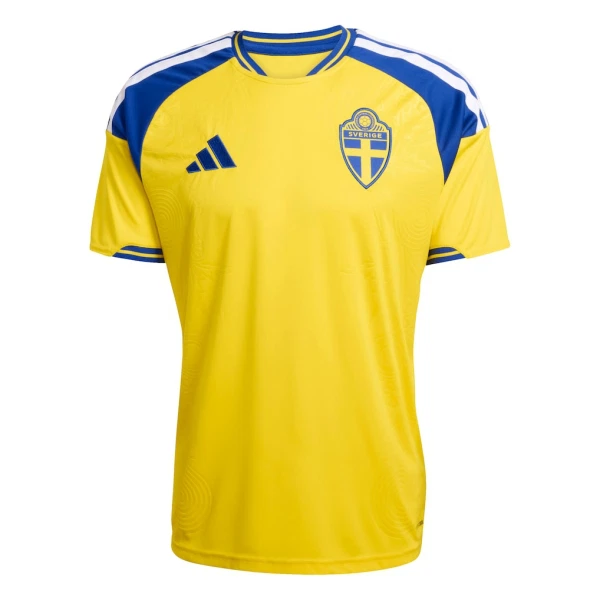 Günstige Schweden Herrentrikot Heim WM 2026 Kurzarm