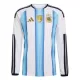 Günstige Argentinien Herrentrikot Heim WM 2026 Langarm