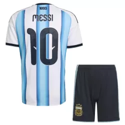 Günstige Argentinien Messi 10 Kindertrikot Heim WM 2026 Kurzarm
