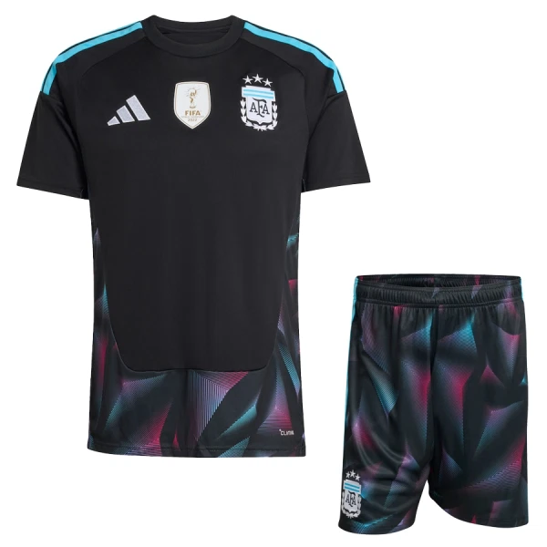 Günstige Argentinien Torwart Kindertrikot Heim WM 2026 Kurzarm